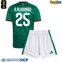 Maglie da calcio Messico Roberto Alvarado #25 Prima Maglia Bambino Mondiali 2026  Manica Corta (+ Pantaloni corti)